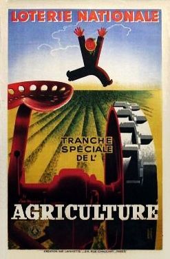 06645 Derouet Lesacq Loterie Nationale Tranche speciale de l Agriculture F 1939 40x60