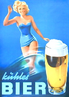 02808 anonym kuhles Bier Pin Up Glas
